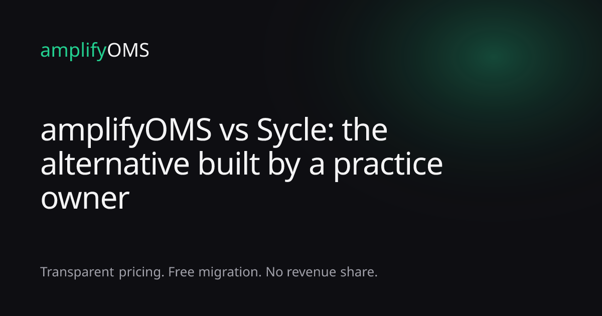 amplifyOMS vs Sycle: audiology PMS comparison